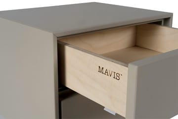 볼트 벽걸이 협탁 - Beige-stainless steel - Mavis