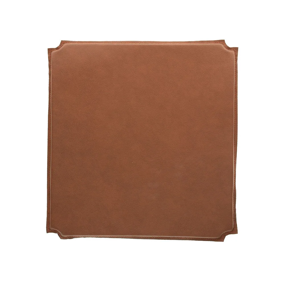 레드 체어 시트, leather cognac Mavis