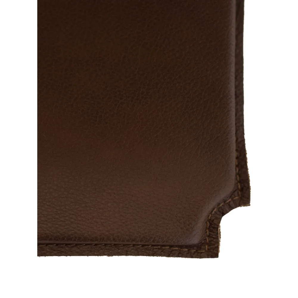 레드 체어 시트, leather mocca Mavis