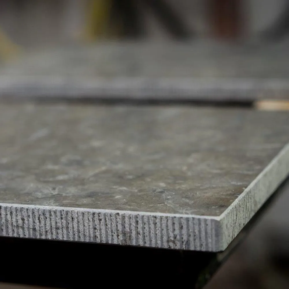 헬비켄 가구용 상판, limestone, media bench Mavis