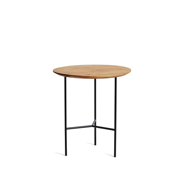 트리베카 사이드 테이블 - oak oil rustic, black legs, ø47 cm - Mavis
