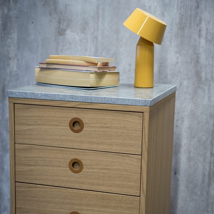 헬비켄 슬림 서랍장, oak whitepigment, 6 drawers Mavis