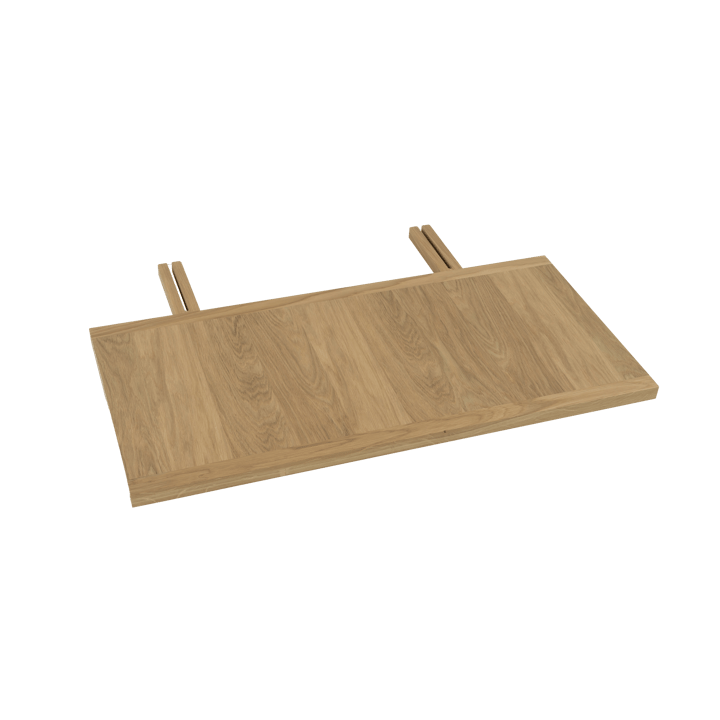 아르브 다이닝 테이블용 확장판 - White pigmented matte lacquered oak - Mavis