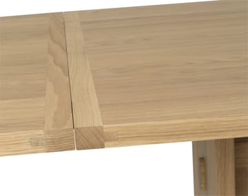 아르브 다이닝 테이블용 확장판 - White pigmented matte lacquered oak - Mavis