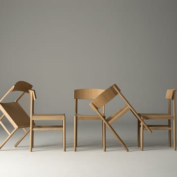 레드 체어 - White pigmented matte lacquered oak - Mavis