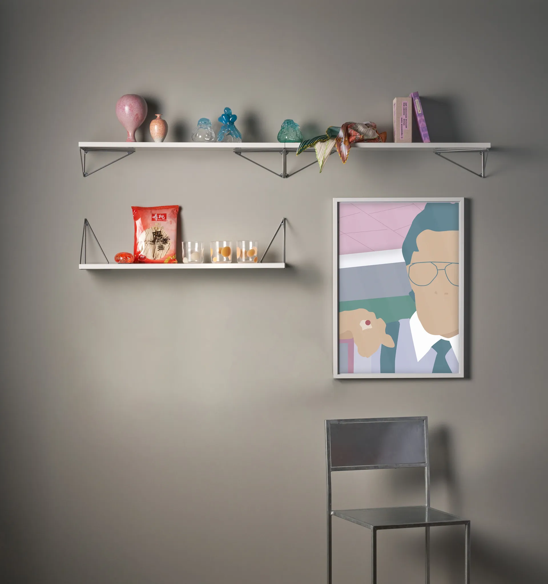 피타고라스 브라켓 2개 세트, chrome Maze | 메이즈