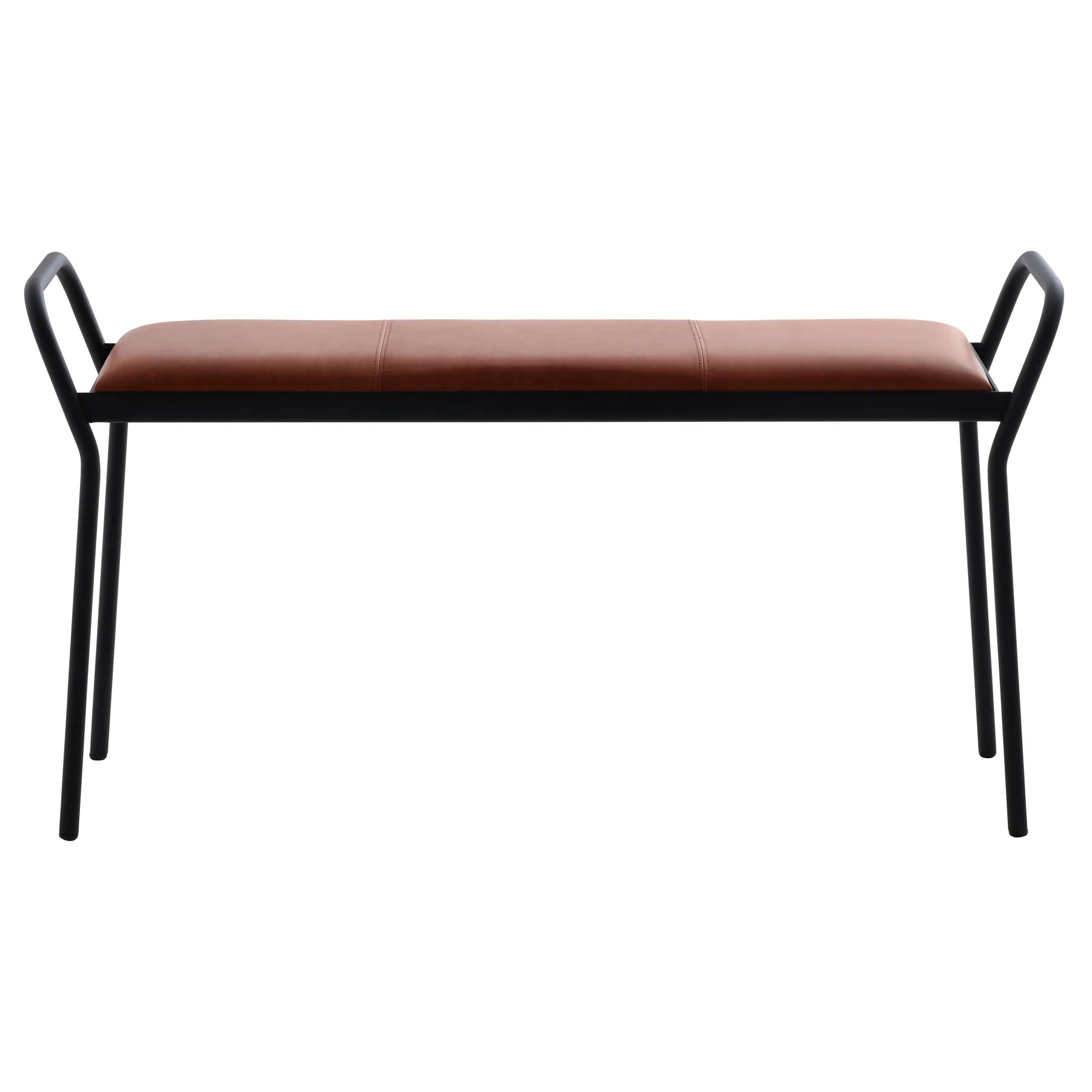 Anytwo 스툴, Black-vintage cognac Maze | 메이즈