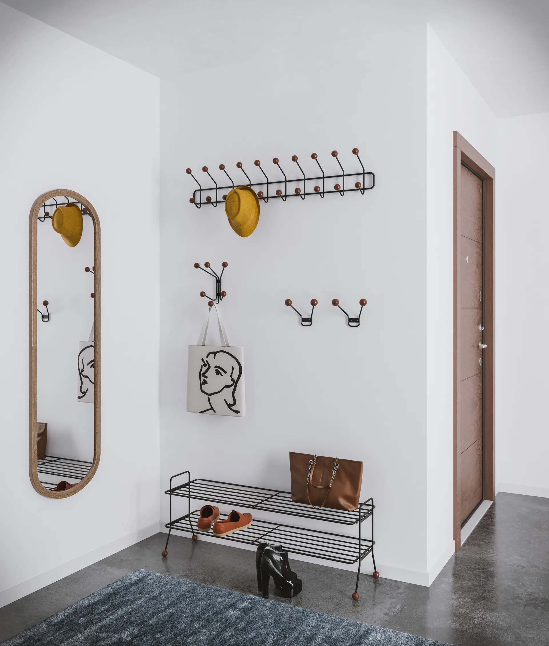 Bill 신발 선반 L 신발 선반, Black Maze | 메이즈