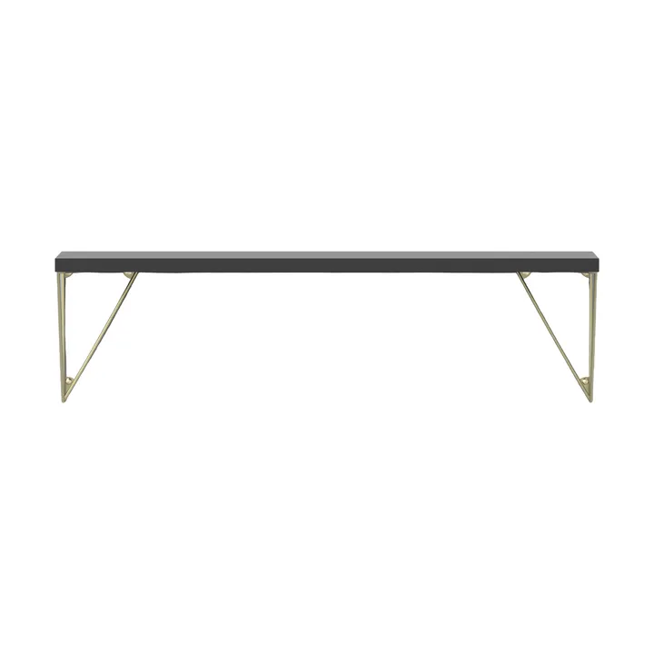 피타고라스 선반, black-brass, 20x80 cm - Maze