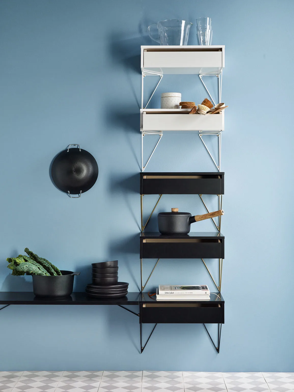 피타고라스 선반, 라지, black Maze | 메이즈