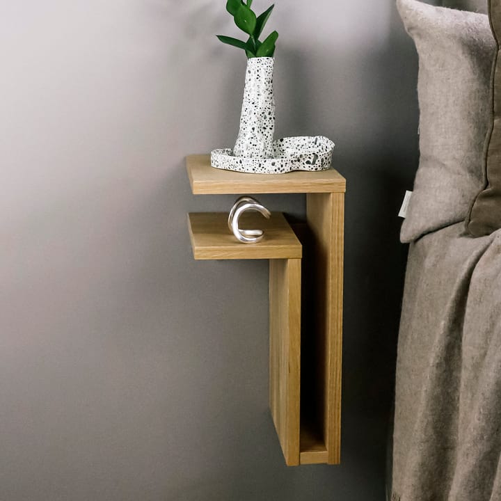 F-Shelf 벽 선반 oak, Shelf left Maze | 메이즈
