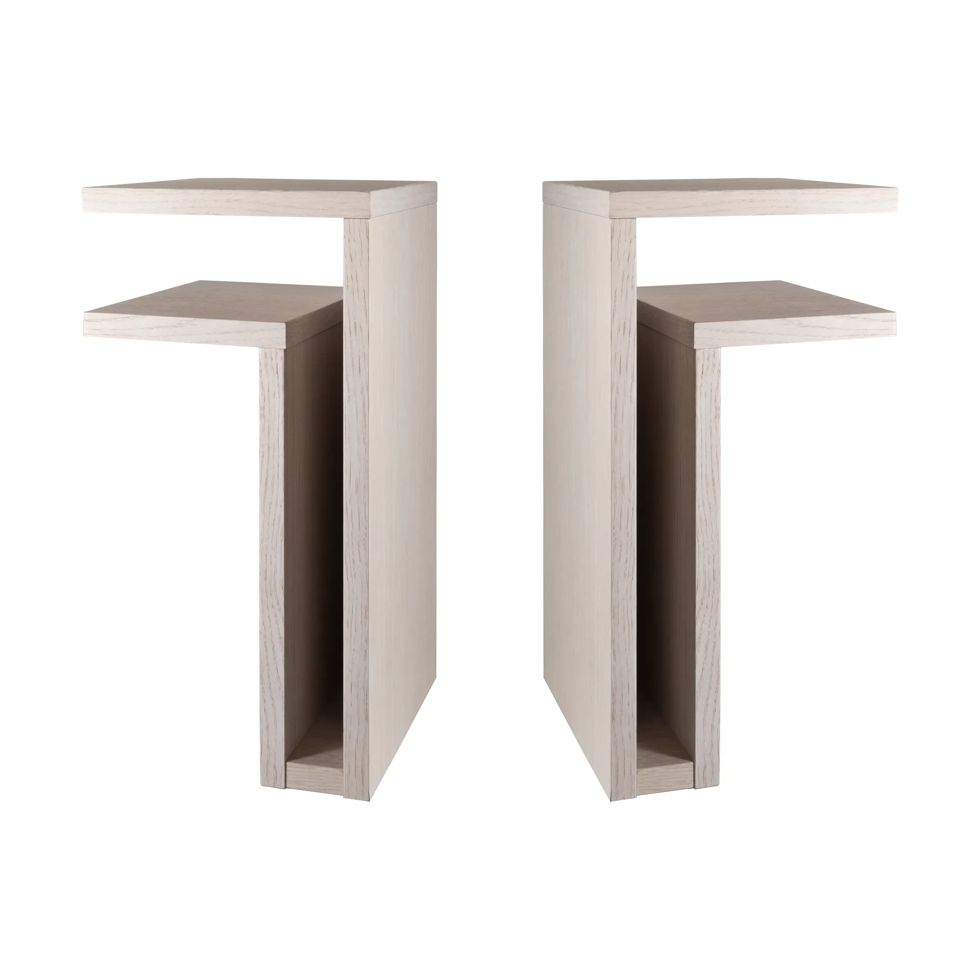 F-shelf vägghylla white oak höger + vänster 2 delar,  Maze