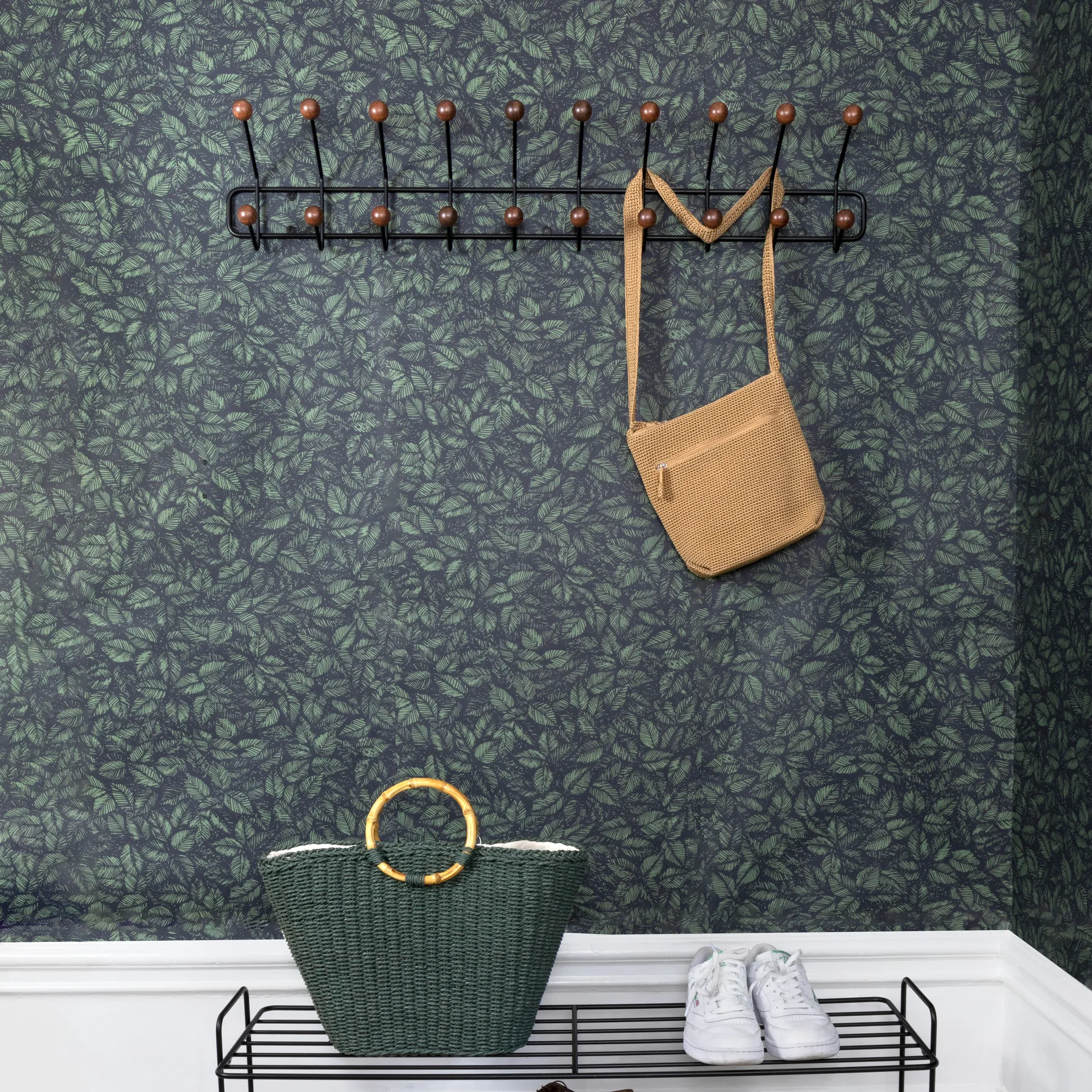 빌 가로 행거 L, black-dark brown Maze | 메이즈