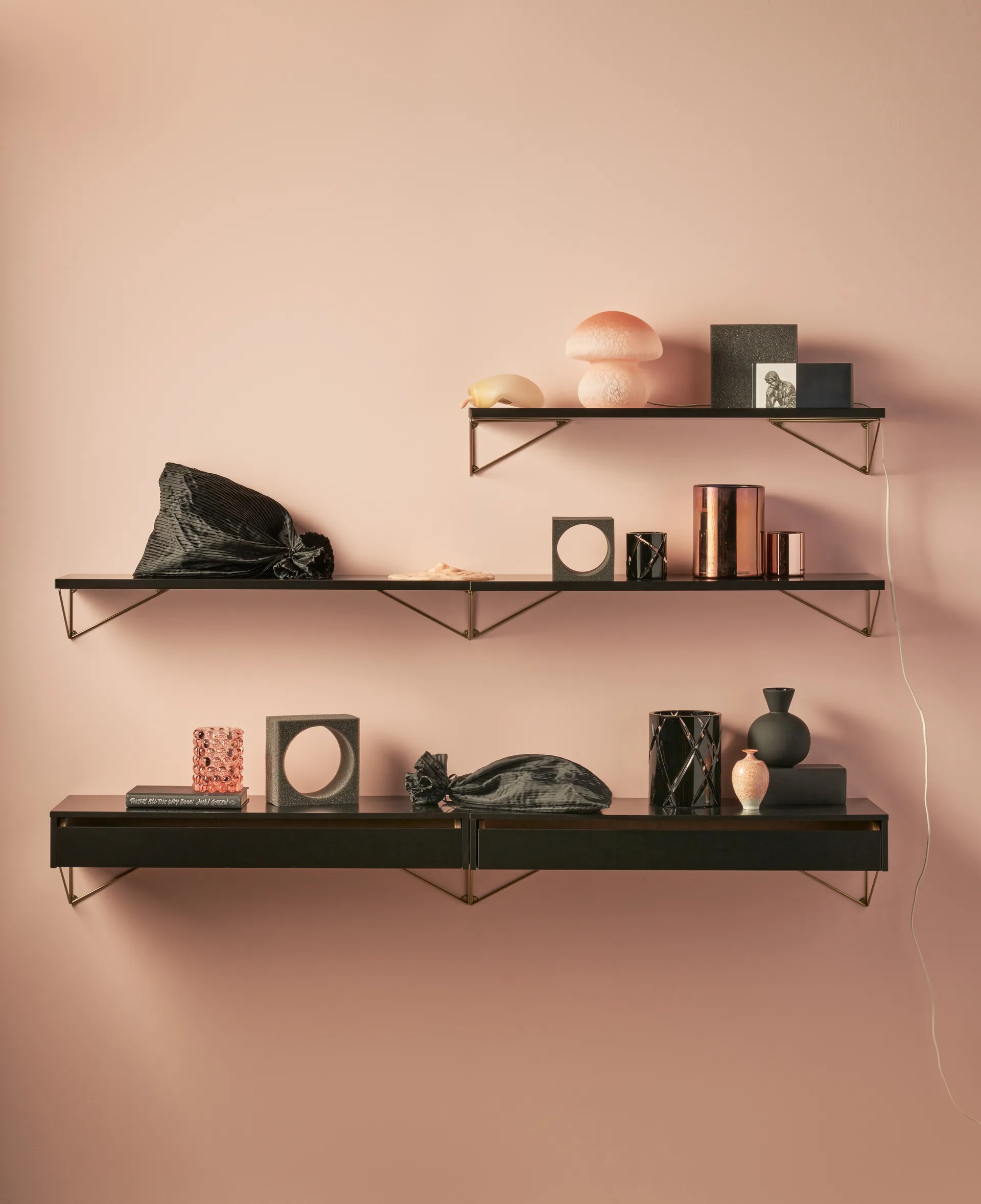 피타고라스 서랍 L, black Maze | 메이즈