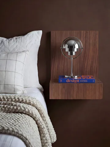 L-셸프 벽 선반 - Walnut, 30x38x29 cm - Maze | 메이즈