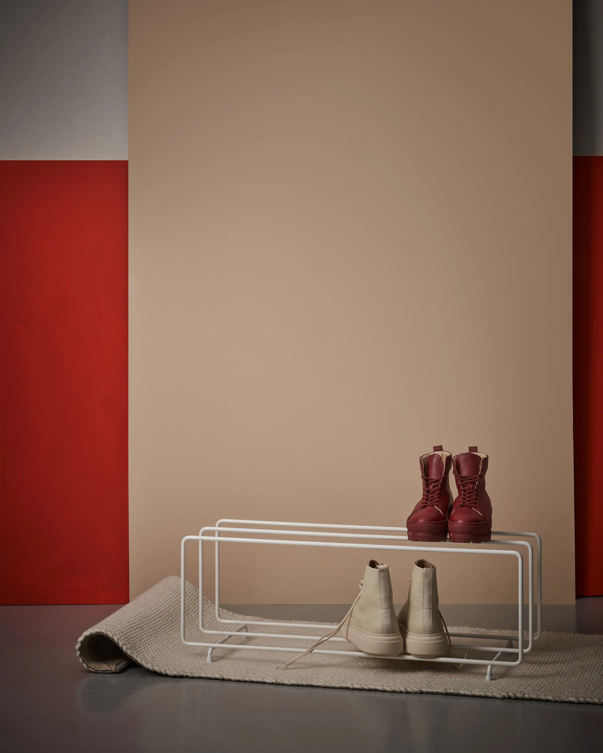 믹스랙 신발 선반 L, White Maze | 메이즈