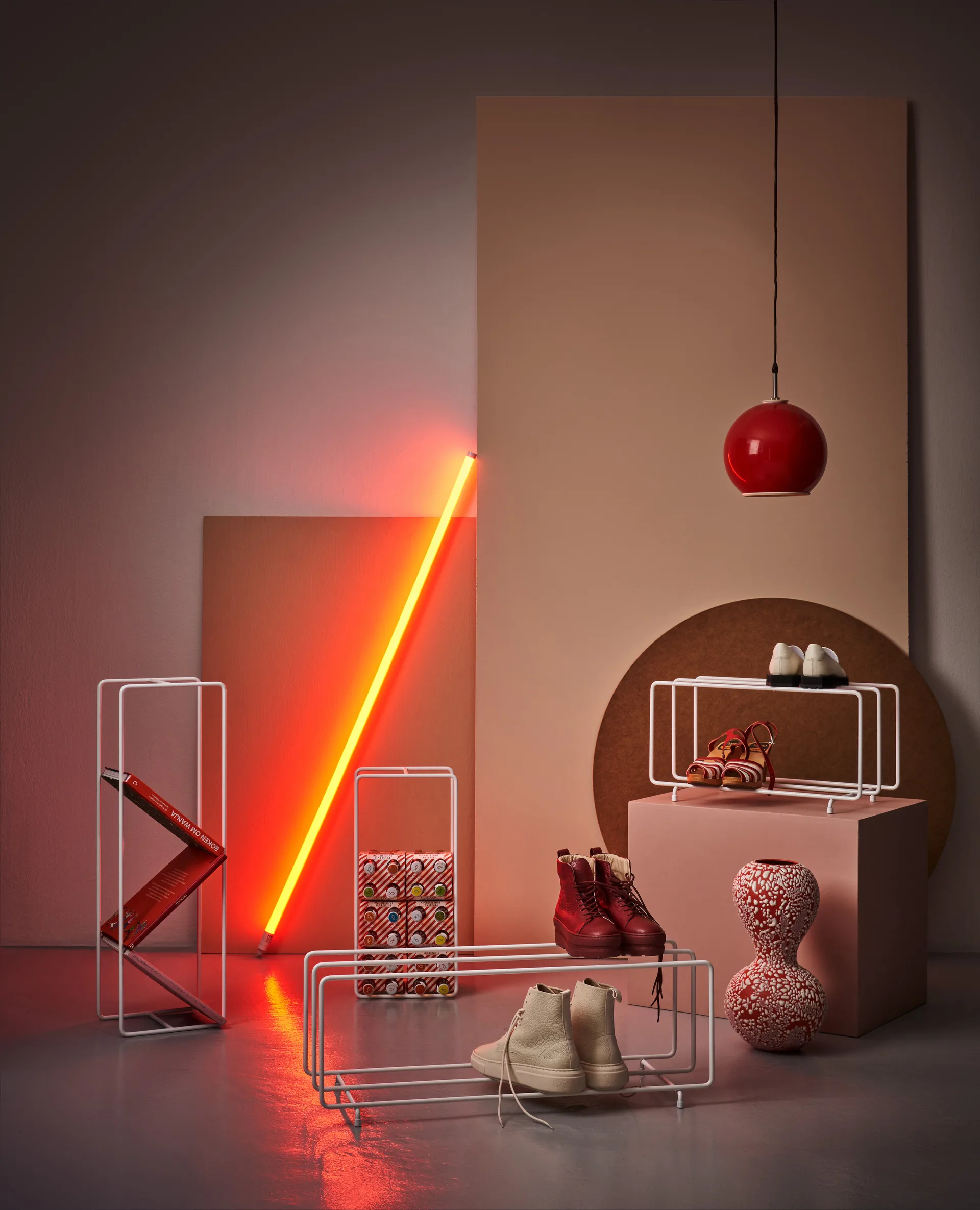 믹스랙 신발 선반 L, White Maze | 메이즈