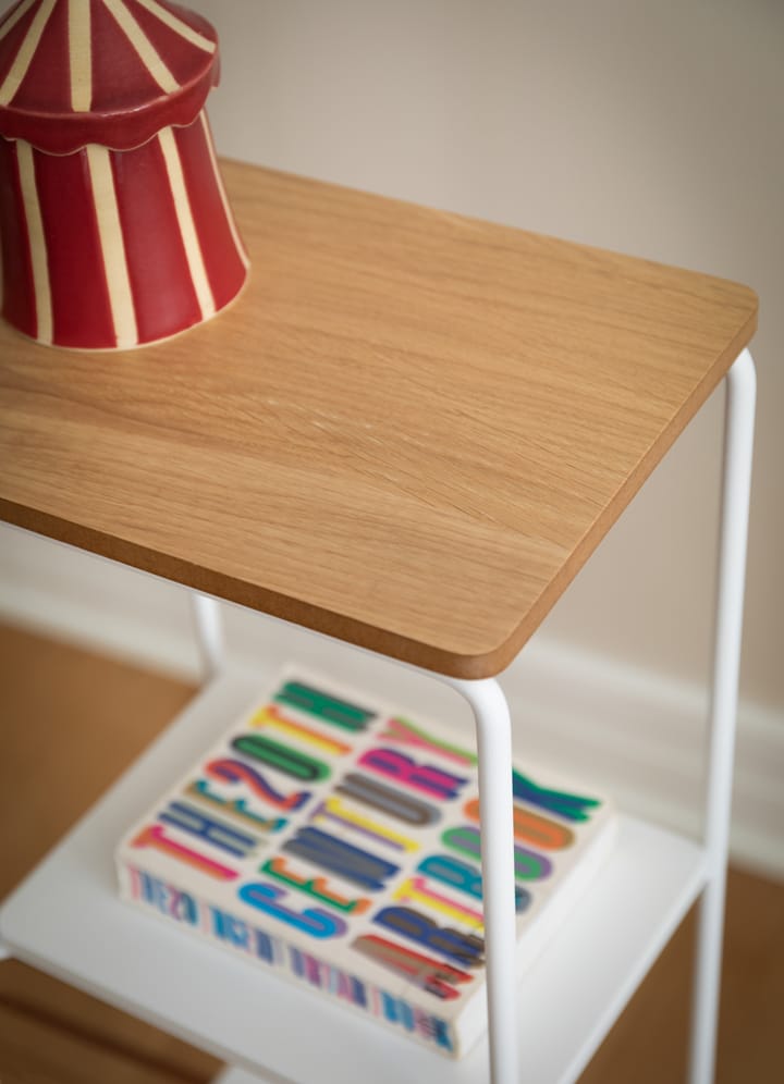Mixrack 플로어 선반 L 선반 26x19x82.2 cm, Oak-white Maze | 메이즈