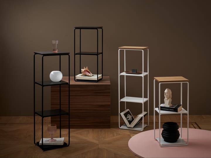 Mixrack 플로어 선반 S 선반 26x19x57.2 cm, Oak-white Maze | 메이즈