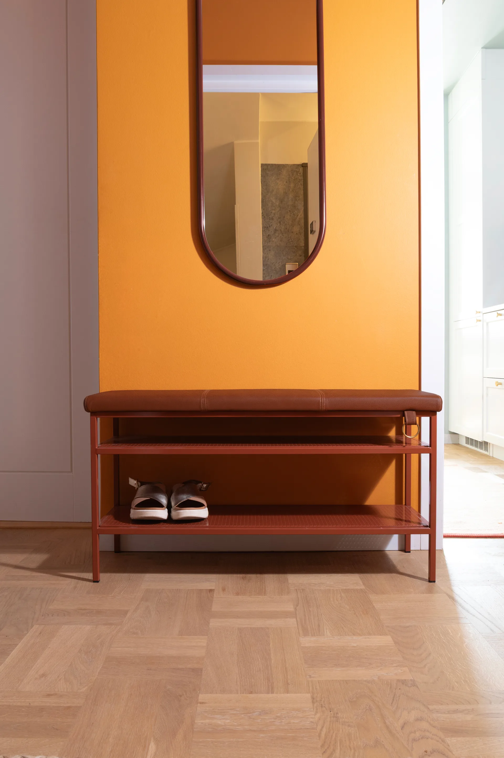 Nancy 신발 선반, Cinnamon-vintage cognac Maze | 메이즈