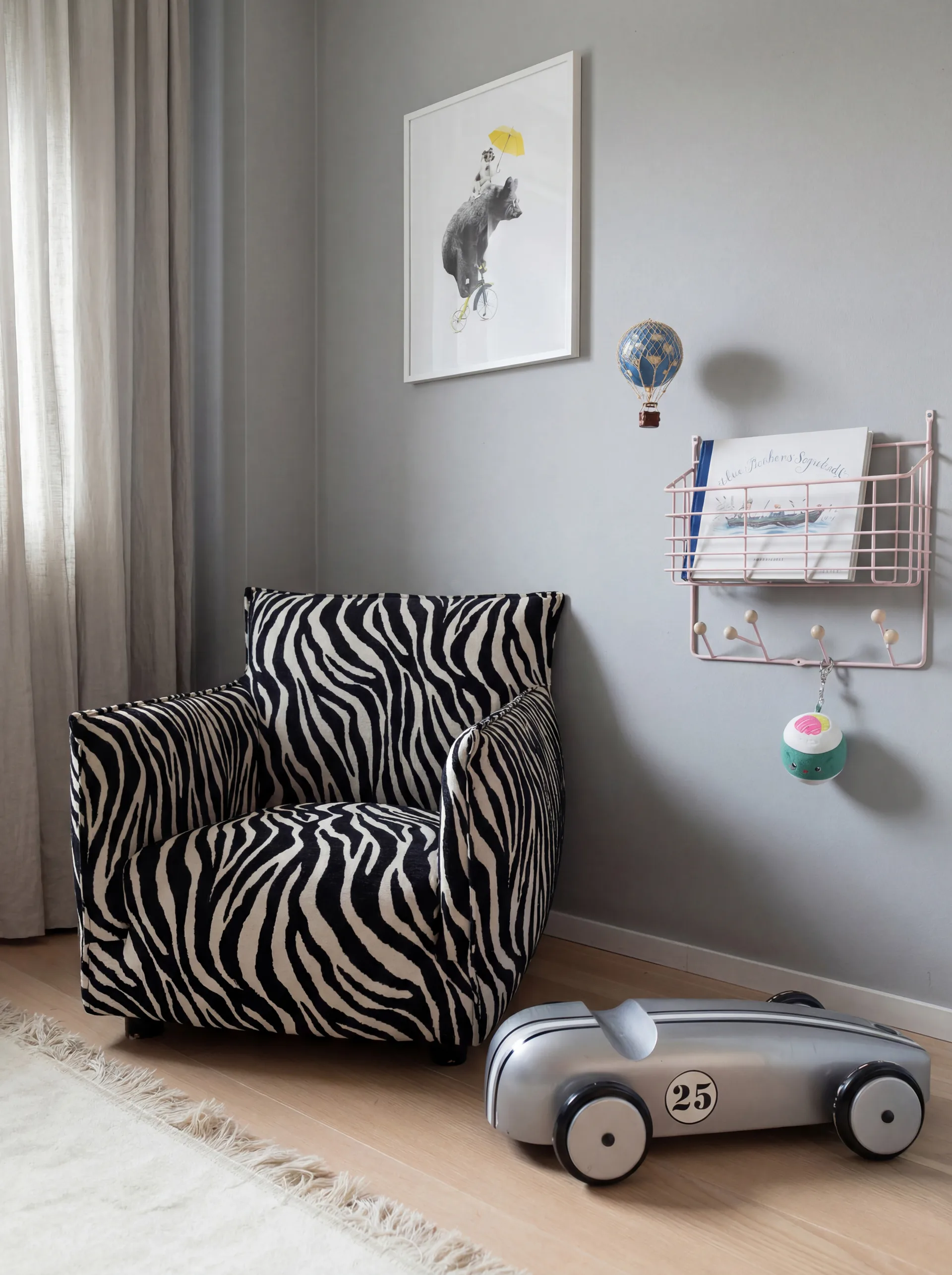 미들 선반 주니어, Pale Pink, 38.6x35.2x8.6 cm Maze | 메이즈