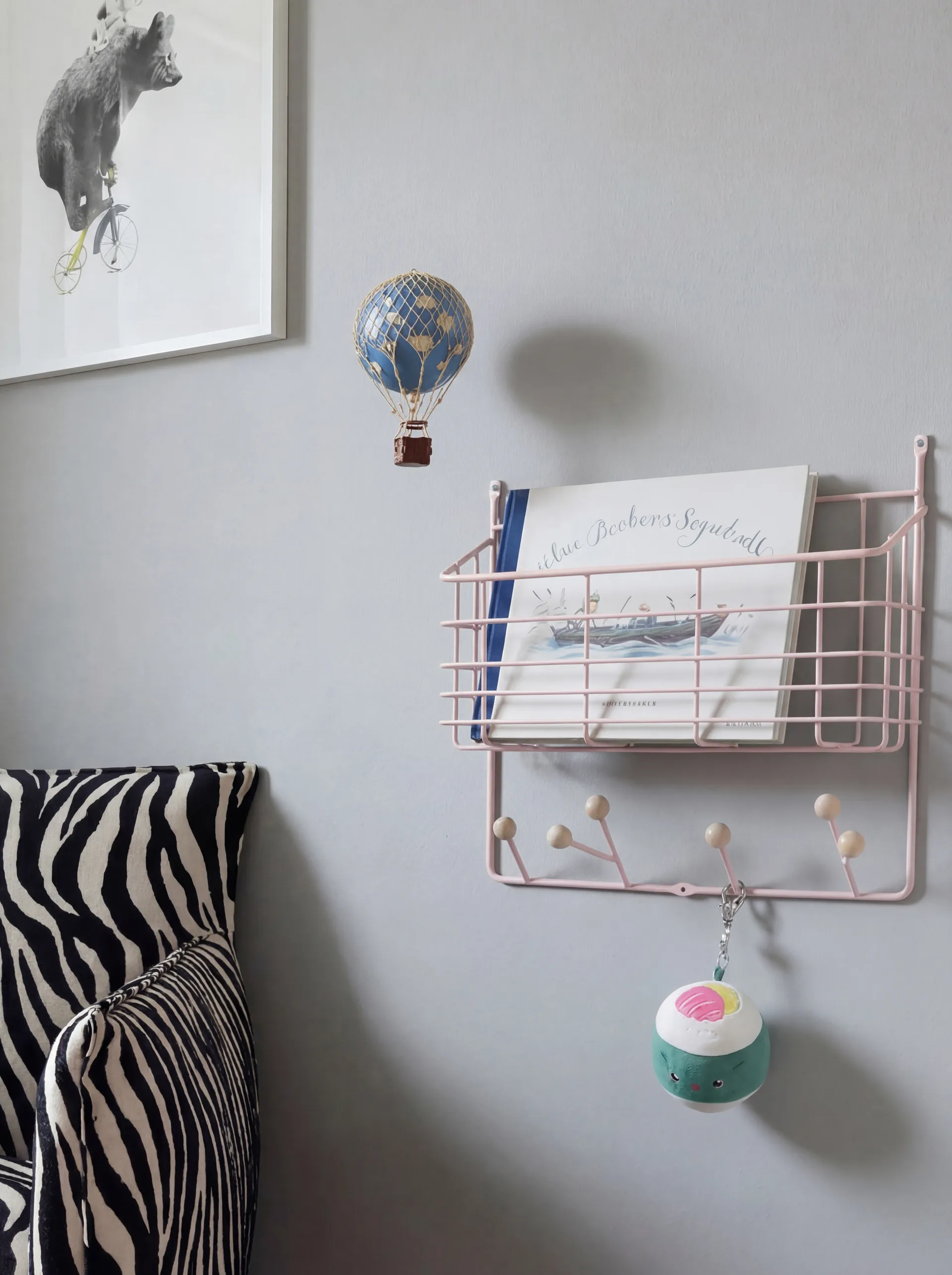 미들 선반 주니어, Pale Pink, 38.6x35.2x8.6 cm Maze | 메이즈