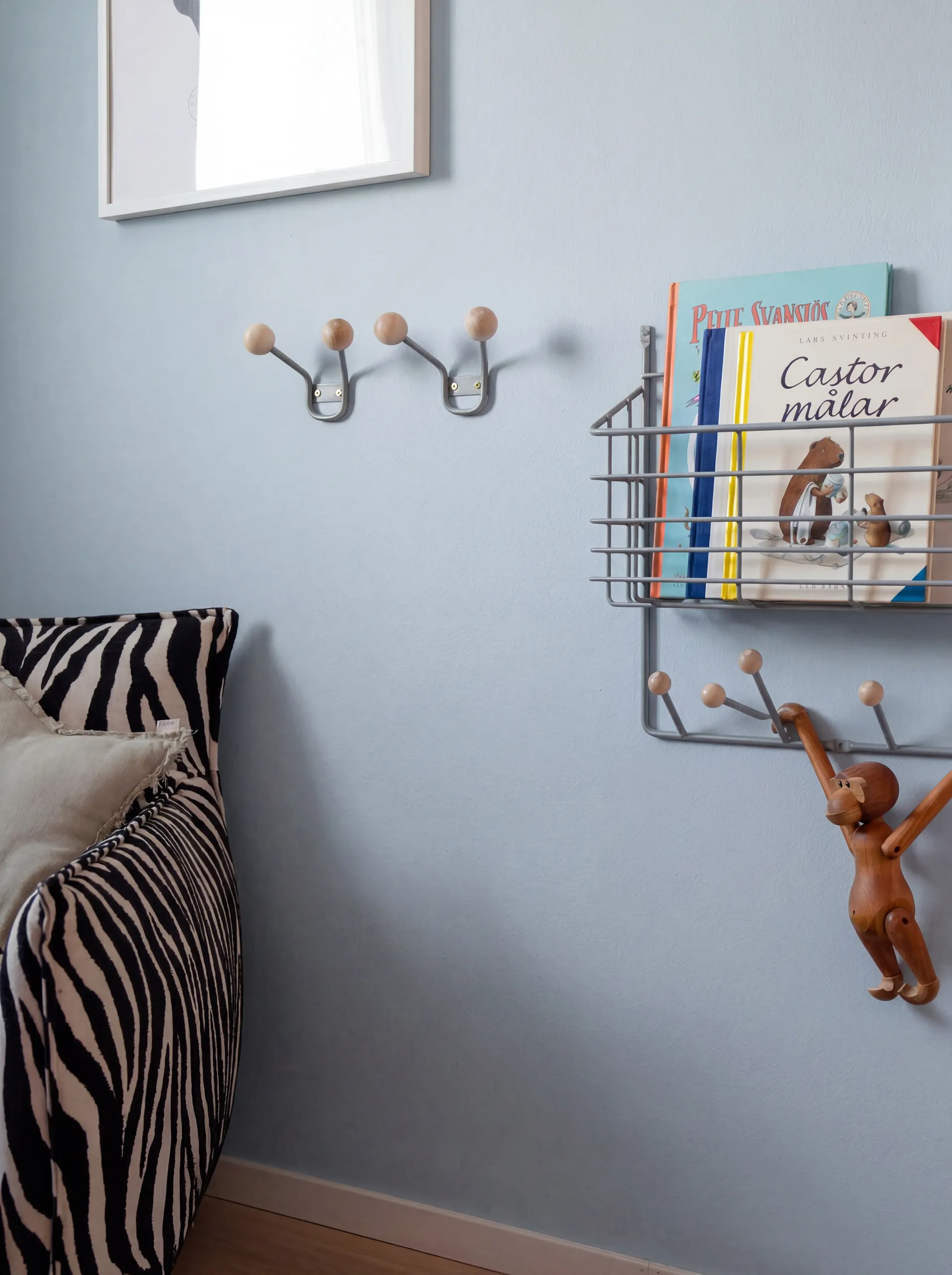 미들 선반 주니어, Pigeon Blue, 38.6x35.2x8.6 cm Maze | 메이즈