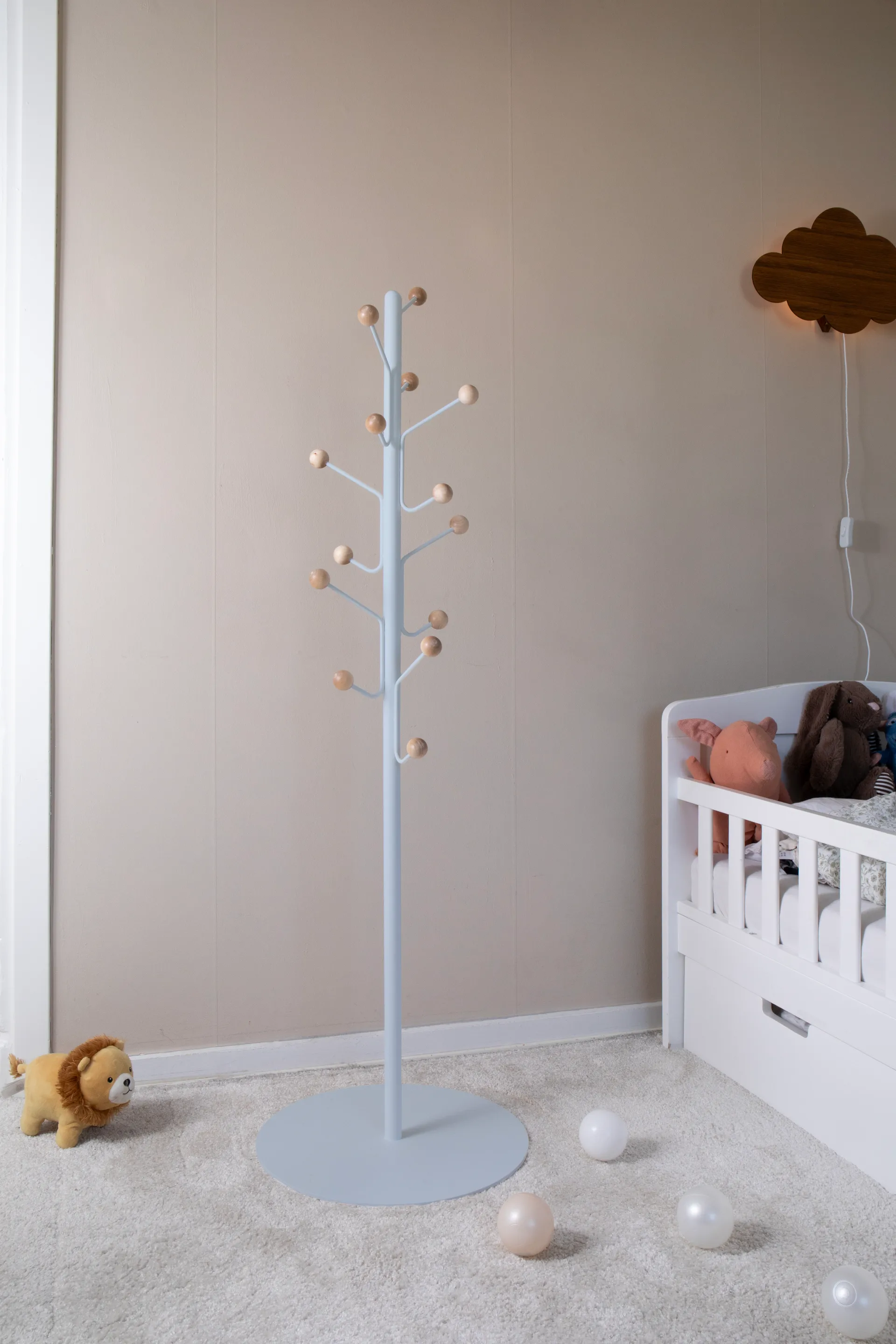 빌 플로어 주니어 코트 랙, Pigeon blue Maze | 메이즈