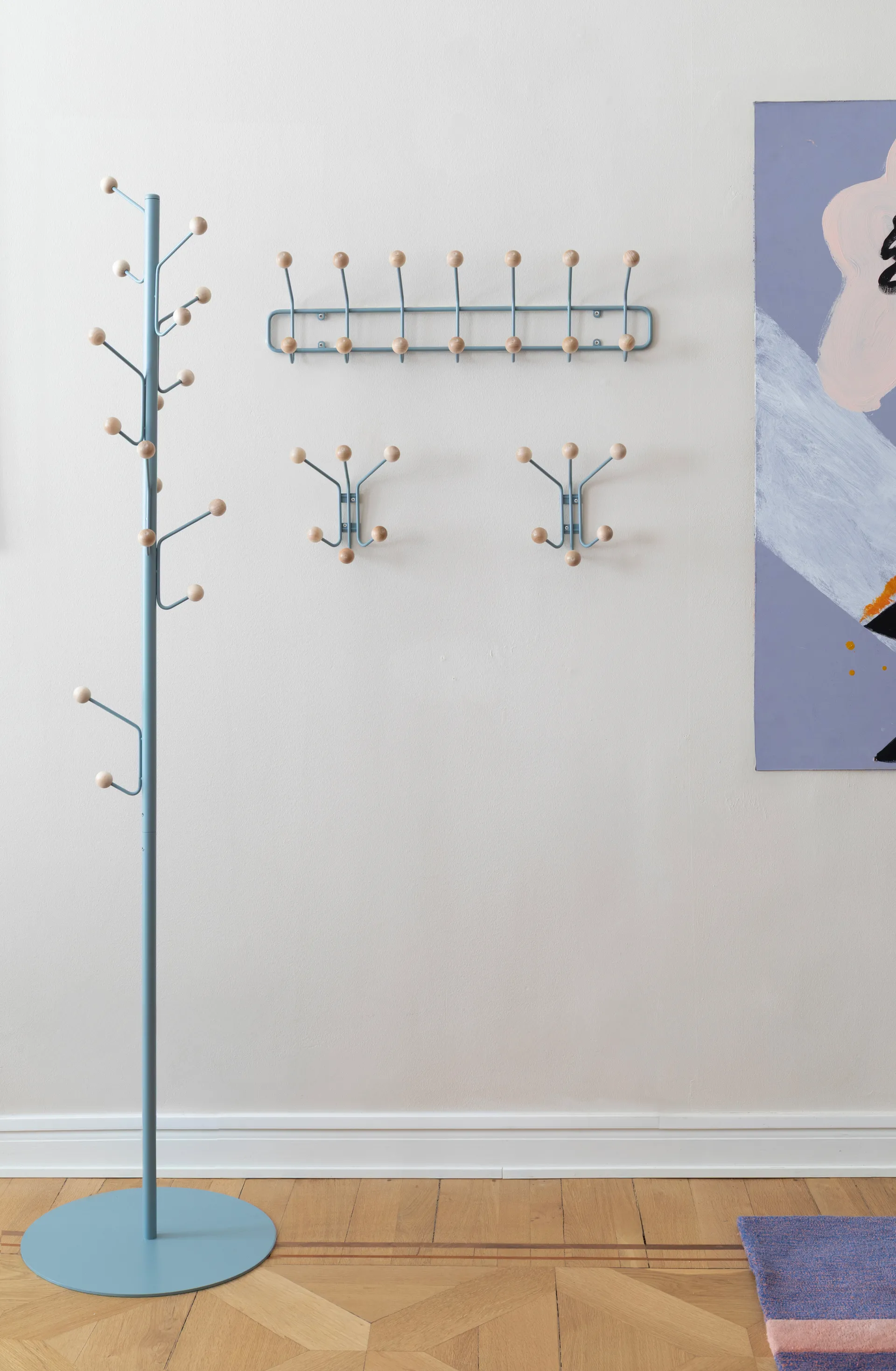 빌 가로 행거 S, Pigeon blue Maze | 메이즈