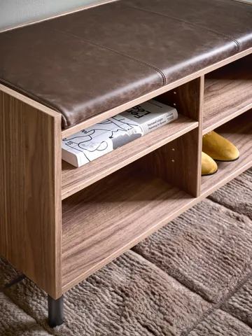 젠틀 수납 벤치 - Walnut, 78x53x35 cm - Maze | 메이즈