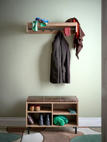 젠틀 수납 벤치 - Walnut, 78x53x35 cm - Maze | 메이즈