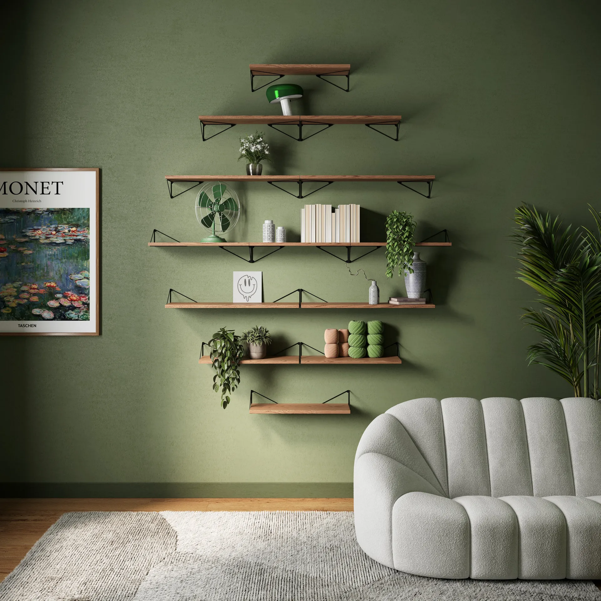 피타고라스 선반 피타고라스 선반, walnut Maze | 메이즈