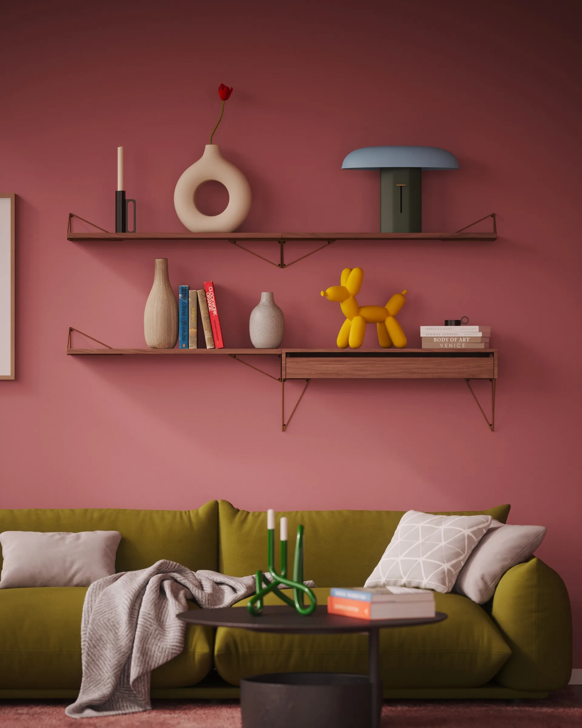 피타고라스 선반, 라지, walnut Maze | 메이즈