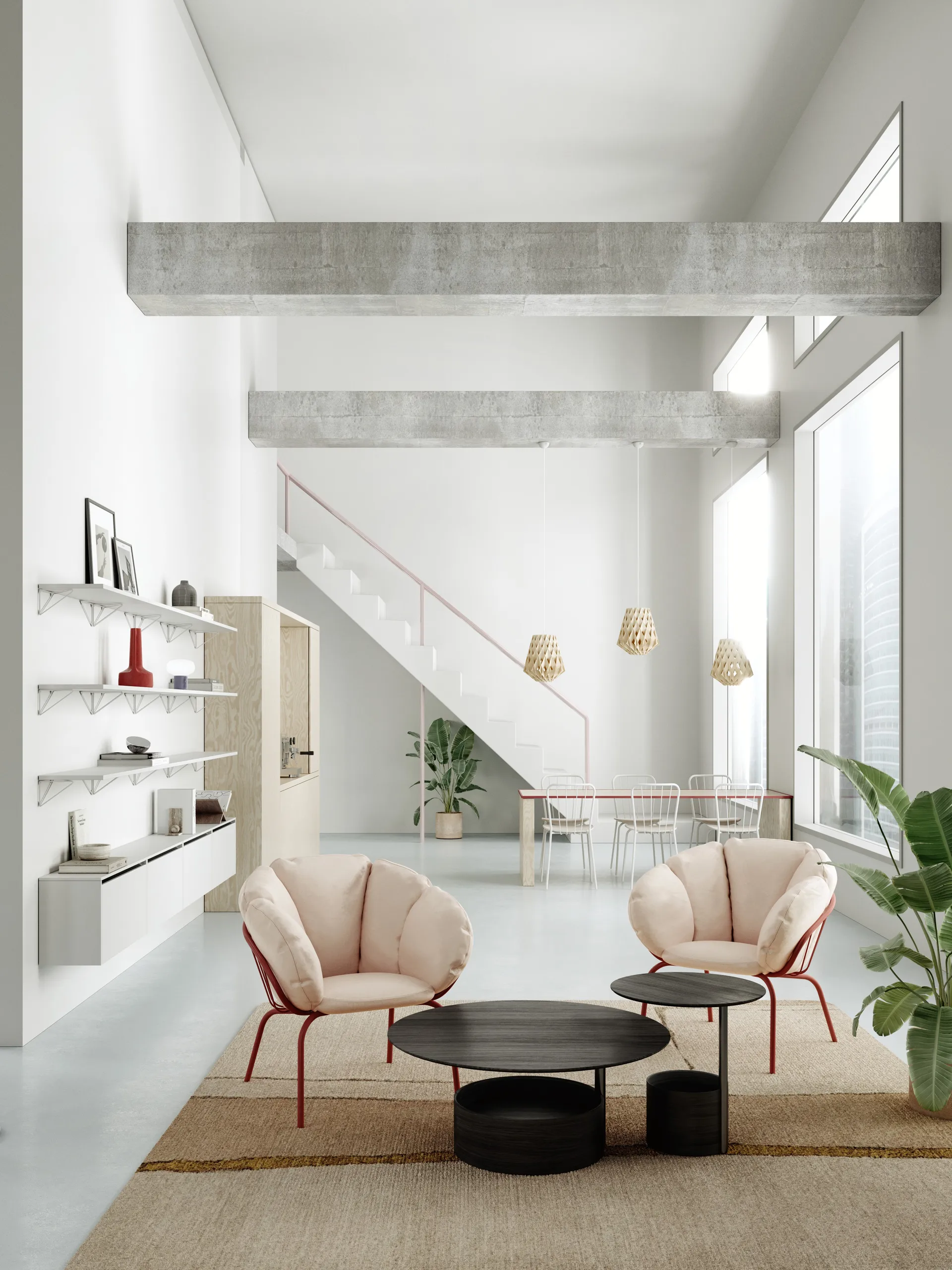 피타고라스 선반, 라지, white Maze | 메이즈