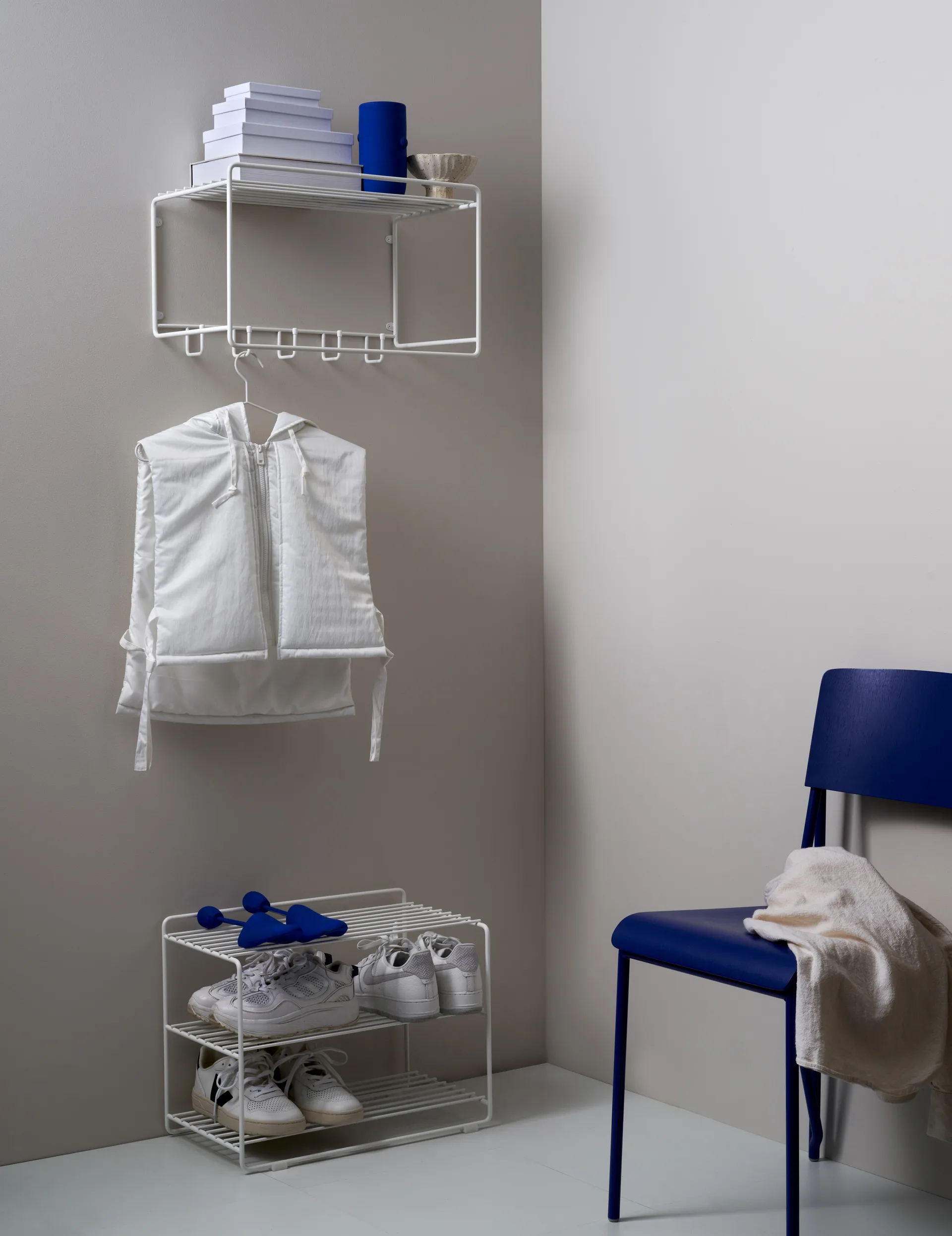 다운타운 신발 선반, White Maze | 메이즈