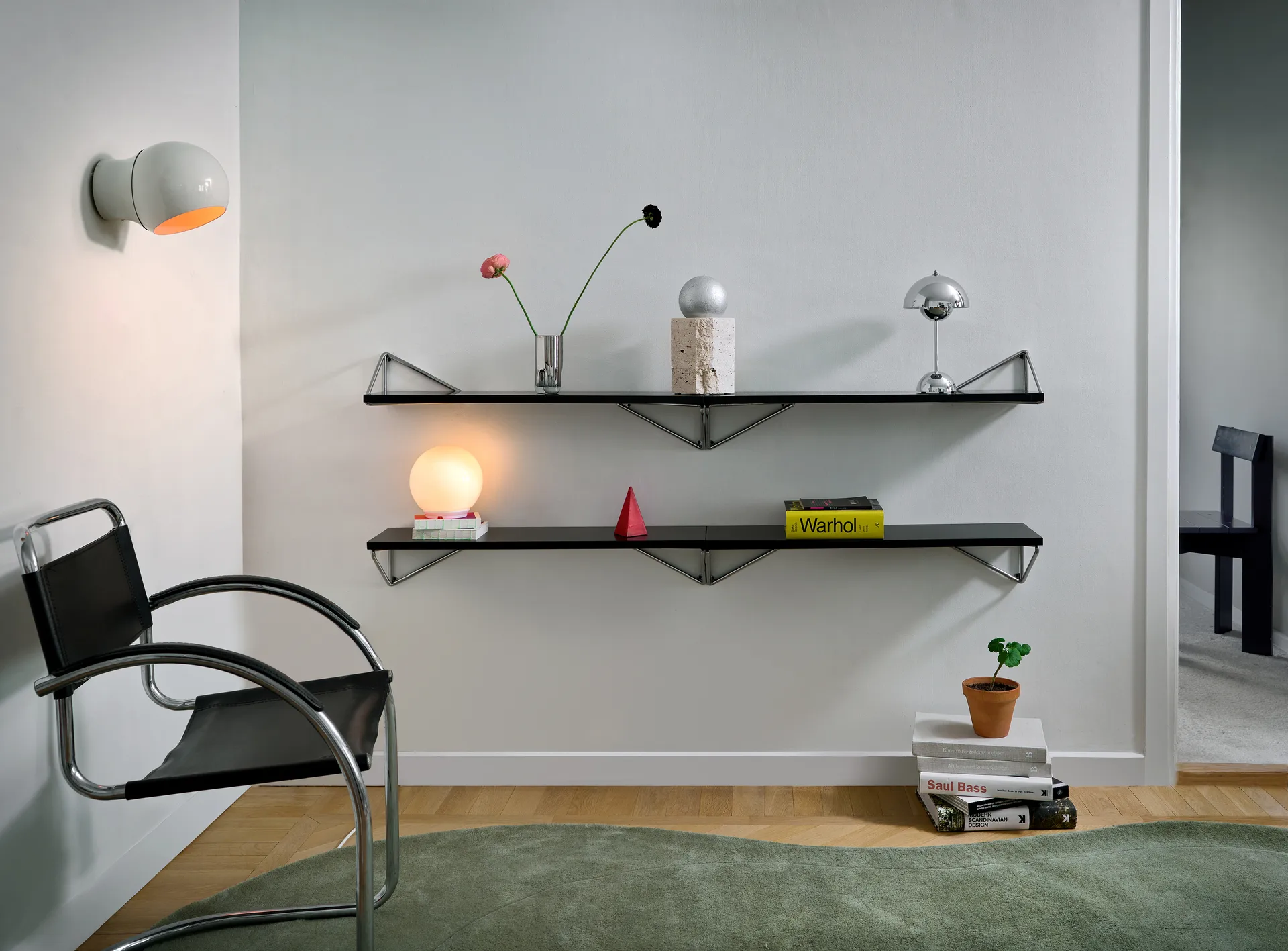 피타고라스 XL 브래킷 2개 세트, Chrome Maze | 메이즈