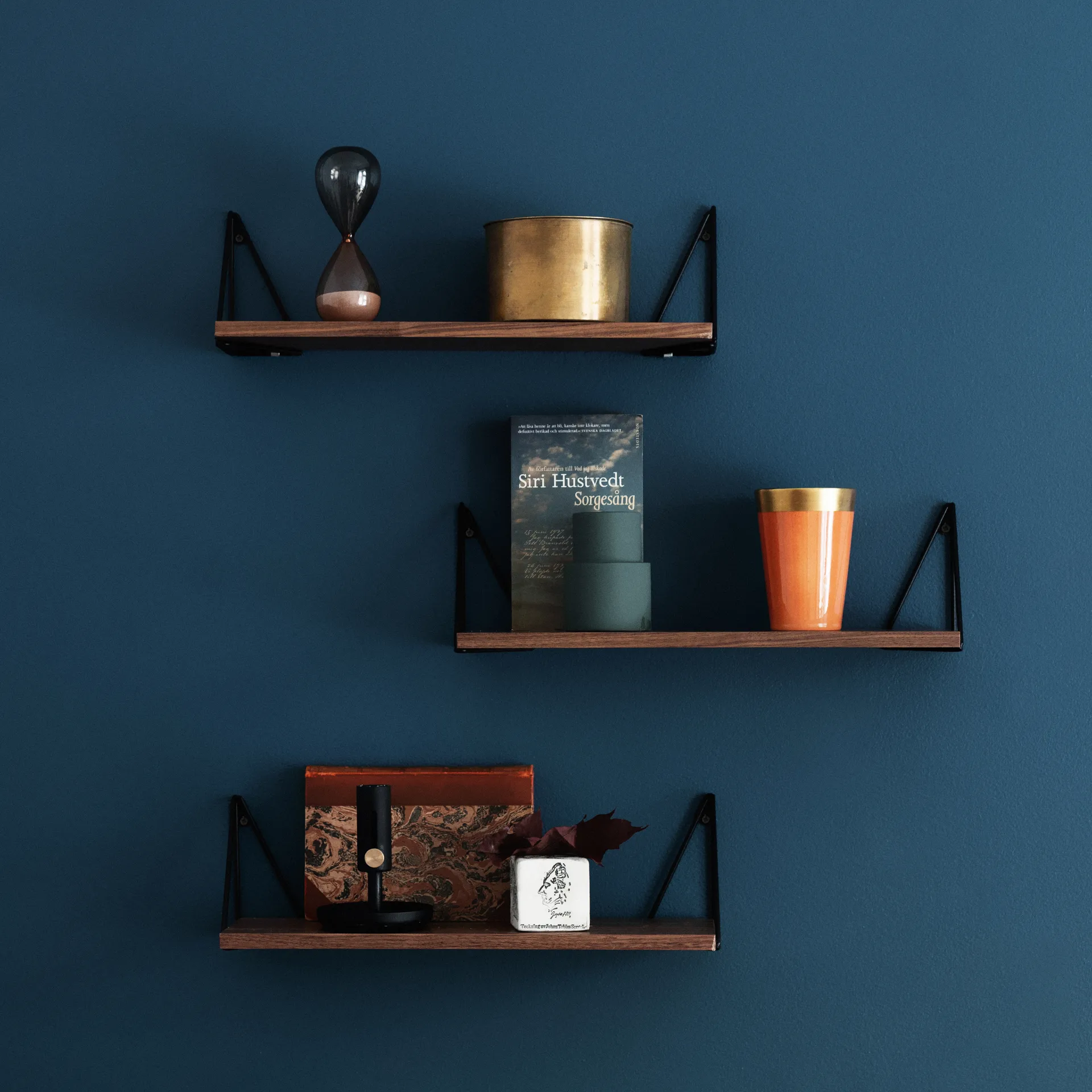 피타고라스 XS 선반, walnut black Maze | 메이즈