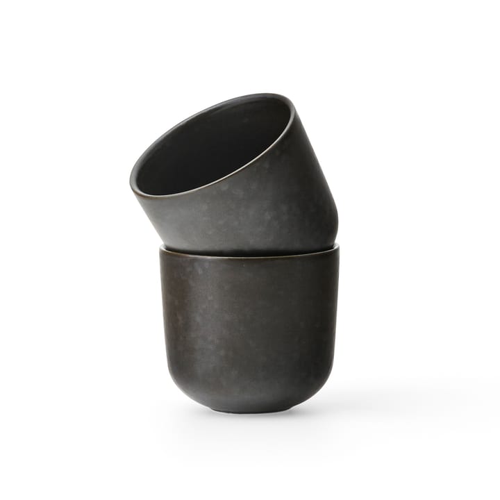 뉴 놈 에스프레소 컵 8.5 cl 2개 세트 - Dark glazed - MENU | 메누