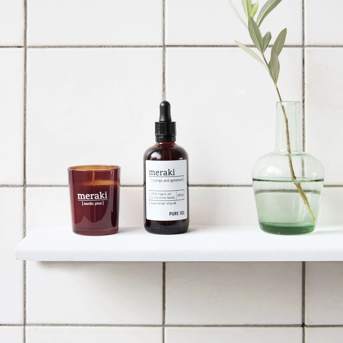 메라키 향초 브라운 글라스(12시간 지속), nordic pine Meraki | 메라키