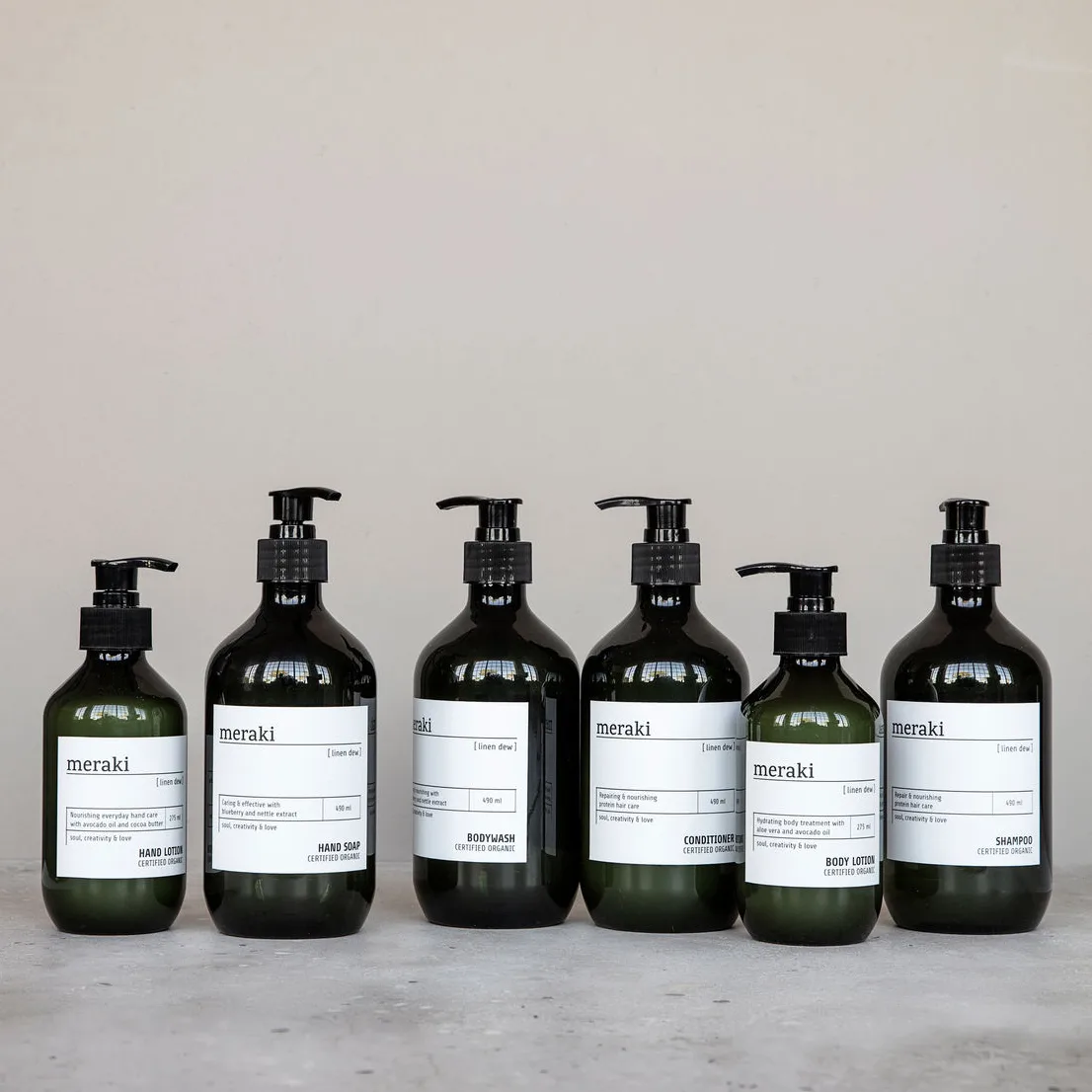 메라키 핸드 로션 275 ml, Linen dew Meraki | 메라키