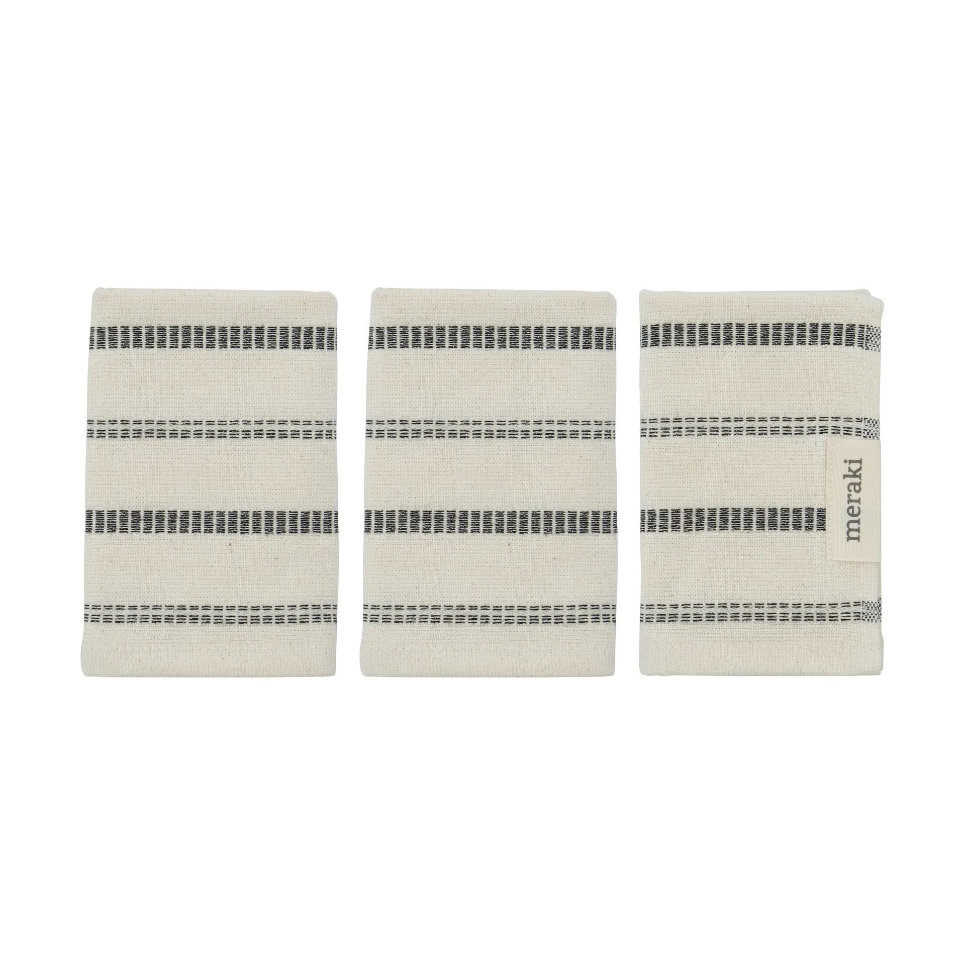 트루 워시클로스 3개 세트, Off-White-black Meraki | 메라키