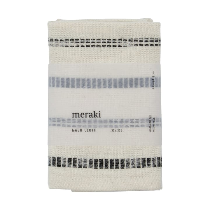 트루 워시클로스 3개 세트, Off-White-black Meraki | 메라키