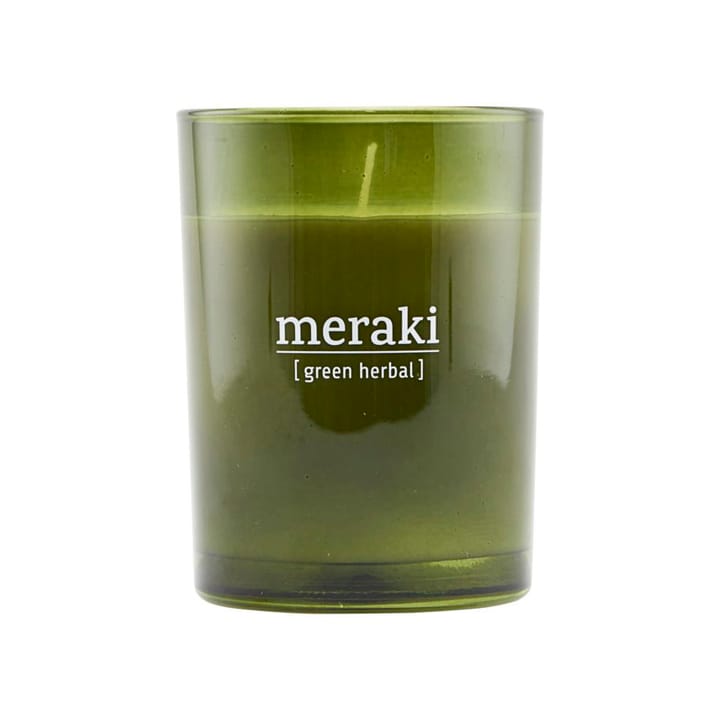 메라키 향초 그린 글라스(35시간 지속) - green herbal - Meraki | 메라키