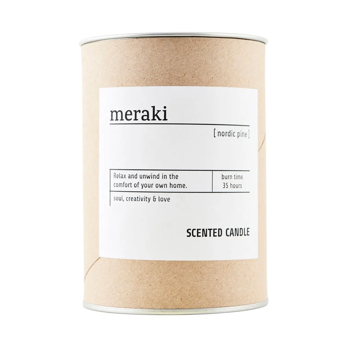 메라키 향초 브라운 글라스(35시간 지속), nordic pine Meraki | 메라키