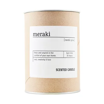메라키 향초 브라운 글라스(35시간 지속) - nordic pine - Meraki | 메라키