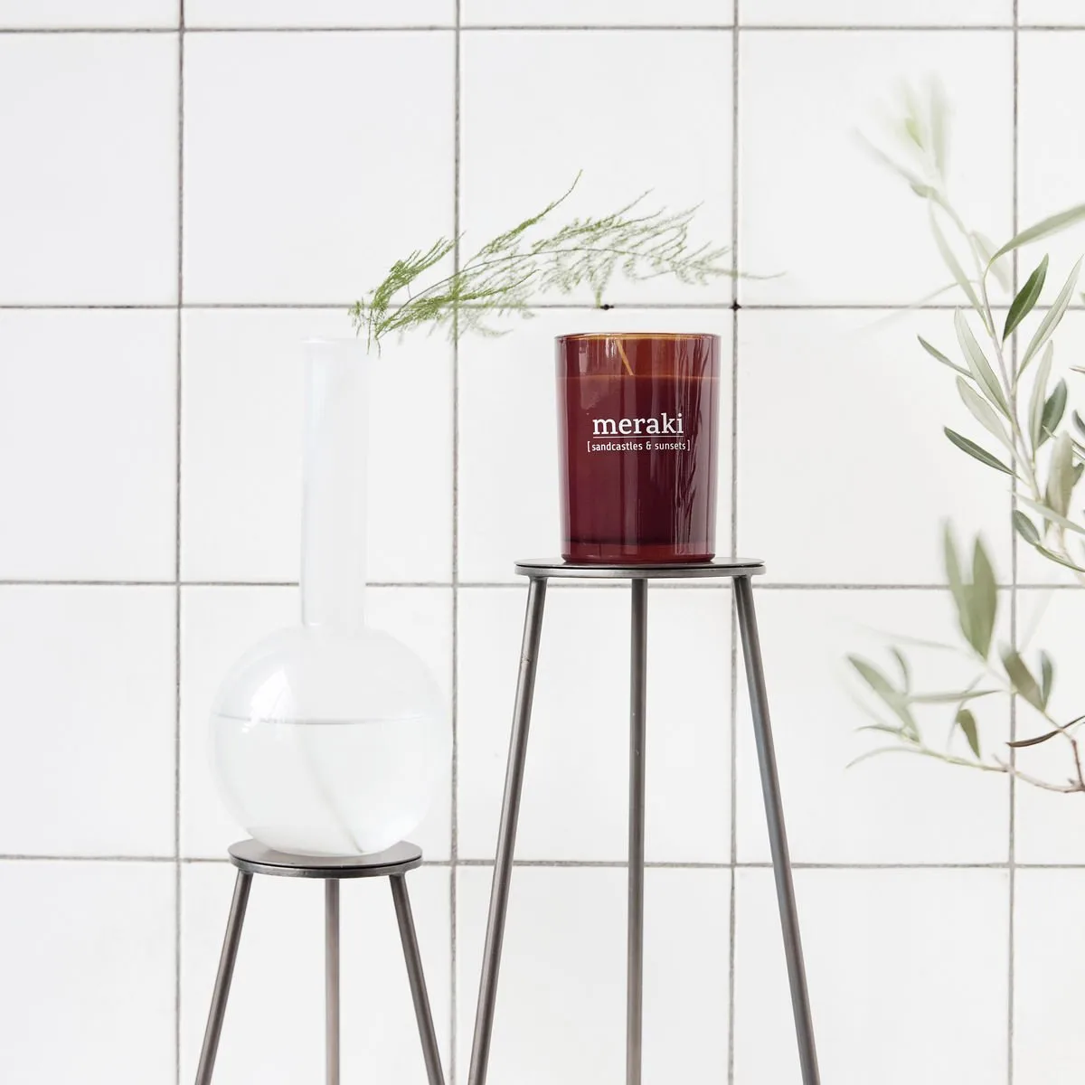 메라키 향초 브라운 글라스(35시간 지속), sandcastles & sunsets Meraki | 메라키