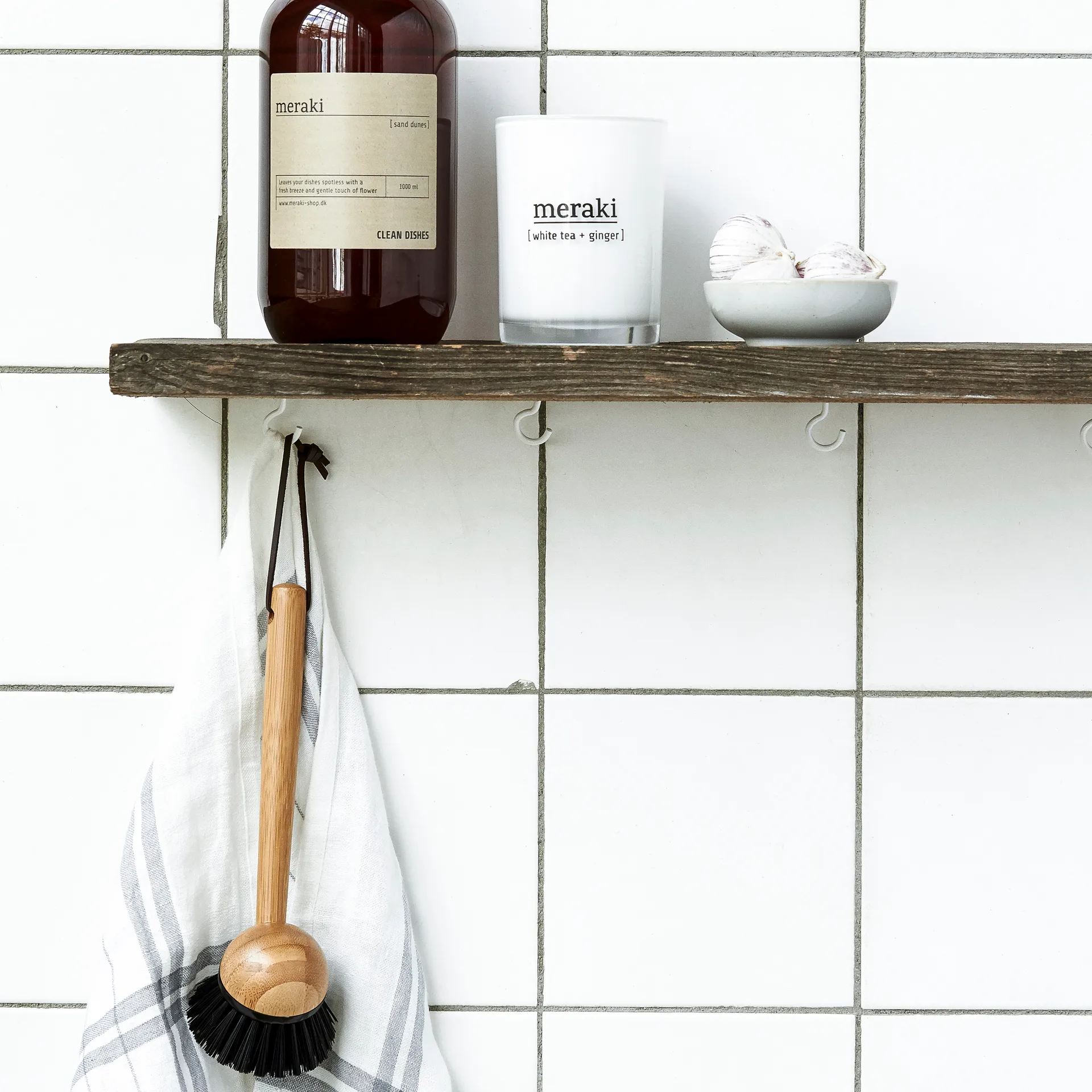 메라키 설거지 브러쉬, bamboo Meraki | 메라키