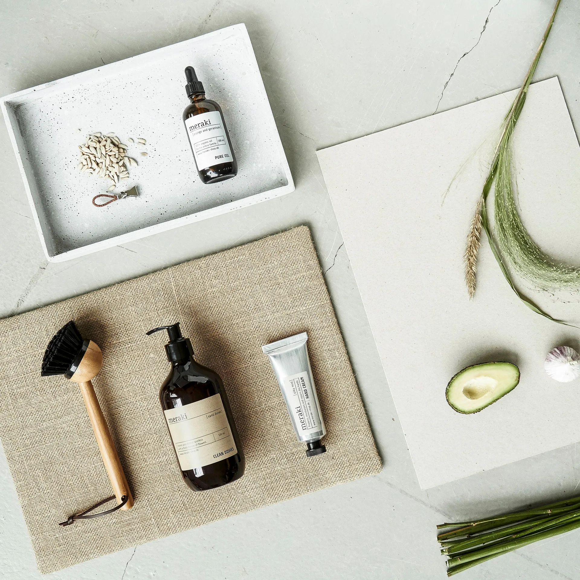 메라키 설거지 브러쉬, bamboo Meraki | 메라키