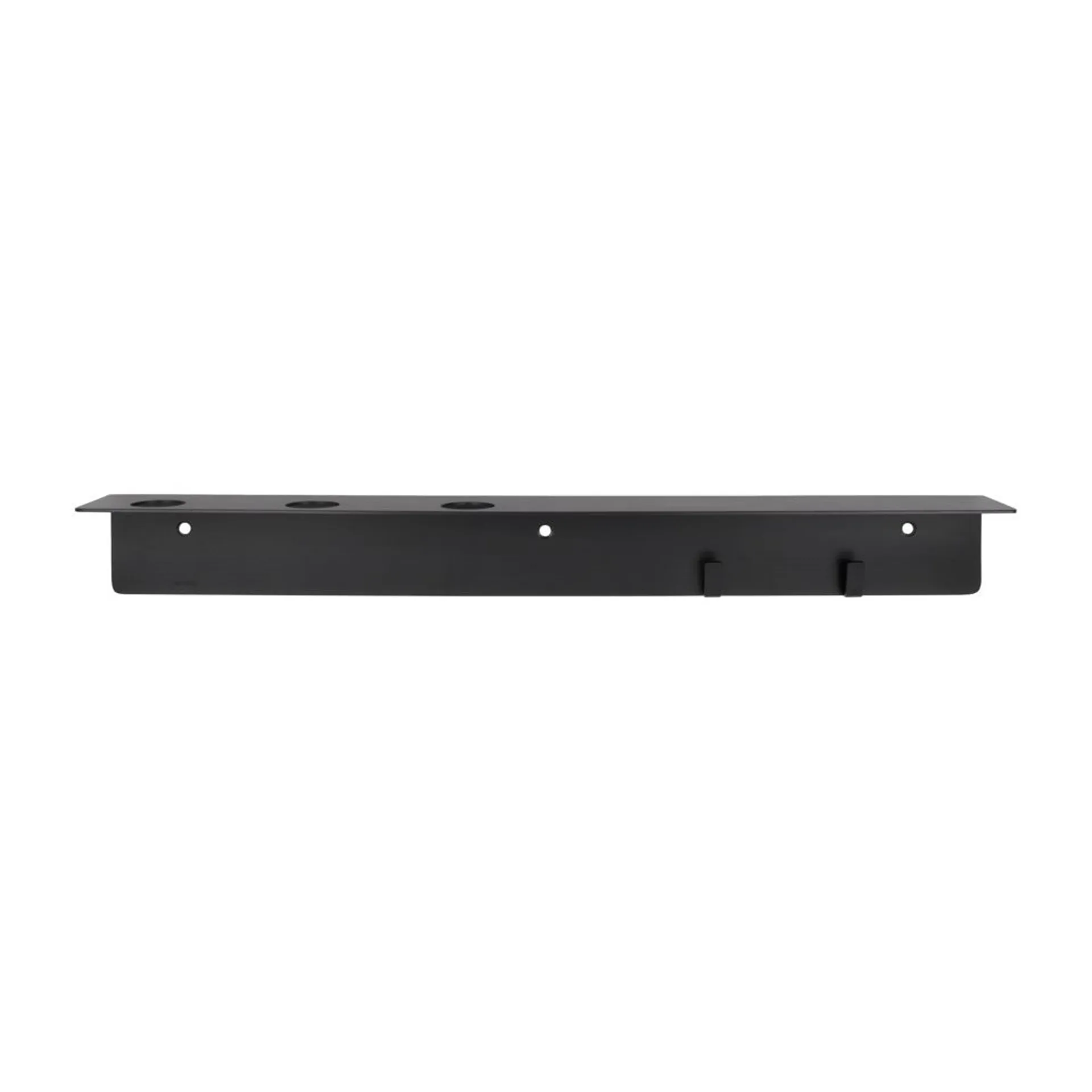 메라키 보틀 행거가 있는 선반과 후크, Brushed black finish Meraki | 메라키