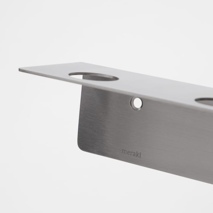 메라키 보틀 행거가 있는 선반과 후크, Brushed steel Meraki | 메라키